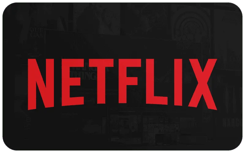 AED 200 Netflix gift card cover art