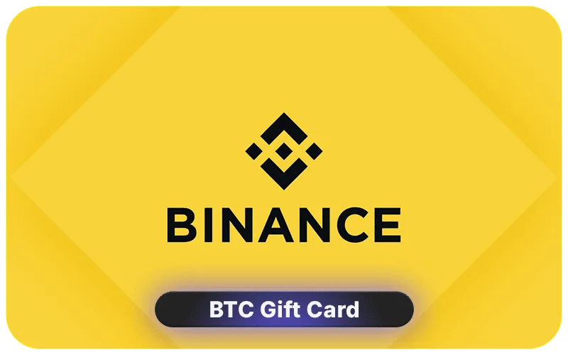 $20 Binance BTC gift card cover art