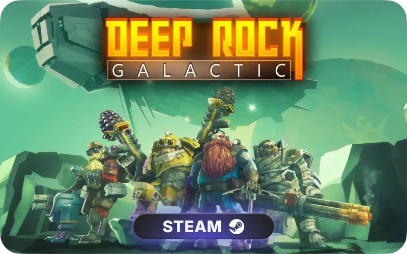 Deep Rock Galactic cover art